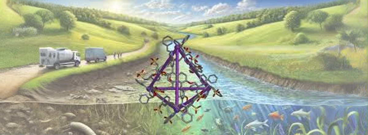 Jaulas metalo-orgánicas para filtrar contaminantes farmacéuticos Jaulas metalo-orgánicas para filtrar contaminantes farmacéuticos en agua bluegold