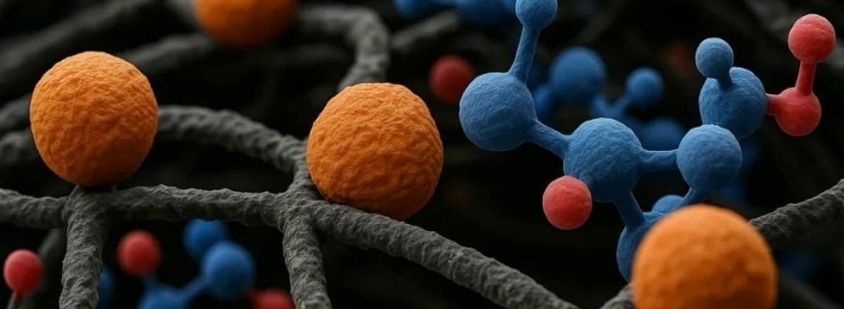 Tecnología de membranas Cu–CNT: una revolución en la depuración de nitratos Representación molecular del catalizador Cu–CNT utilizado en la conversión electroquímica de nitratos en amoníaco para un tratamiento sostenible del agua.