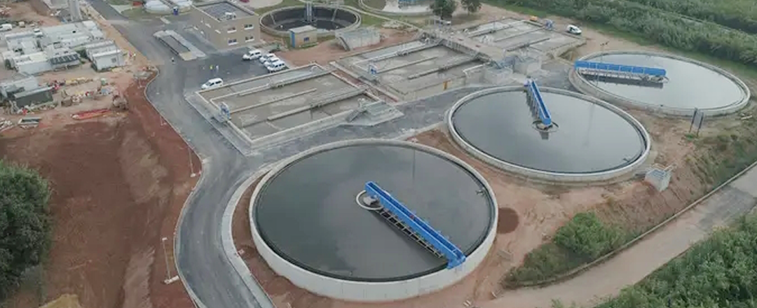 Vista aérea de la depuradora de Rubí, donde se probarán humedales artificiales con biochar