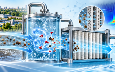 Ozonización catalítica contra el fouling de membranas cerámicas