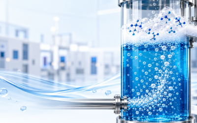 Microburbujas para separar PFAS en aguas de semiconductores